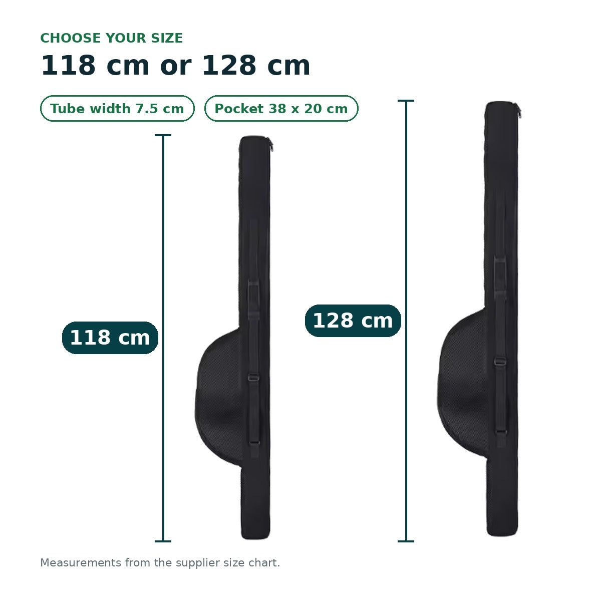 CatchFish Compact Fishing Rod Bag – 118/128cm