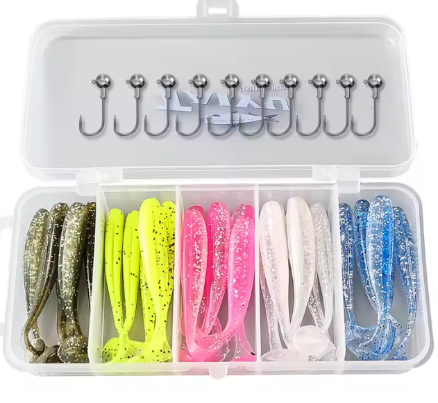 CatchFish Soft Lure & Jig Kit – 36pcs