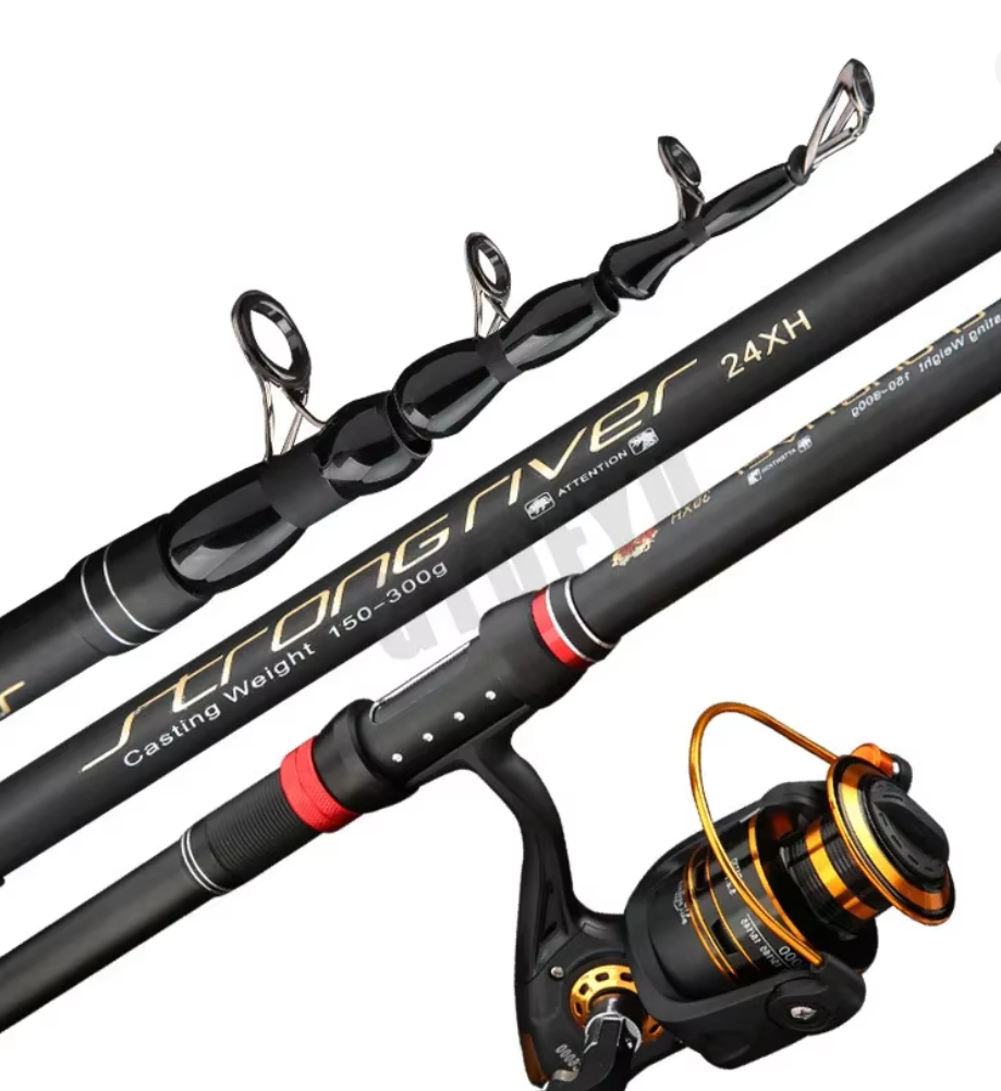 CatchFish Carbon Telescopic Rod – 1.8–3.6m