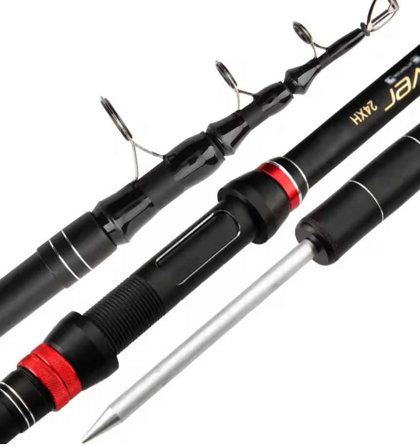 CatchFish telescopic spinning rod handle and reel seat